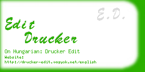 edit drucker business card